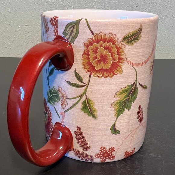 Vtg Lang PARADISE VINE Mug ~ Colonial Williamsburg Foundation ~ Textile Artwork - Picture 2 of 15